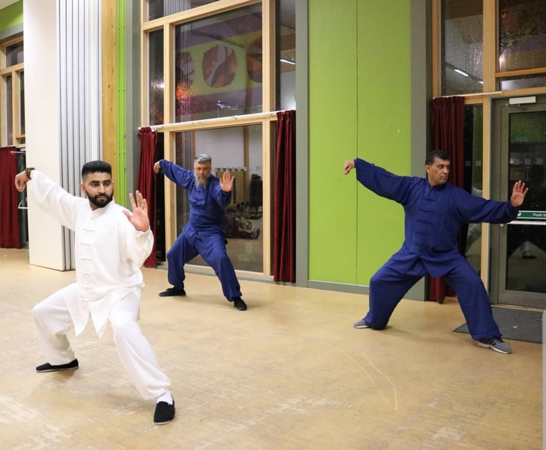 Tai Chi Session at Bewbush Academy, Crawley, England.